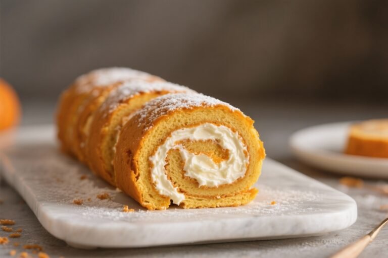 This Pumpkin Roll with Cream Cheese Filling Will Make You the Holiday Hero (No Bakery Degree Required)
