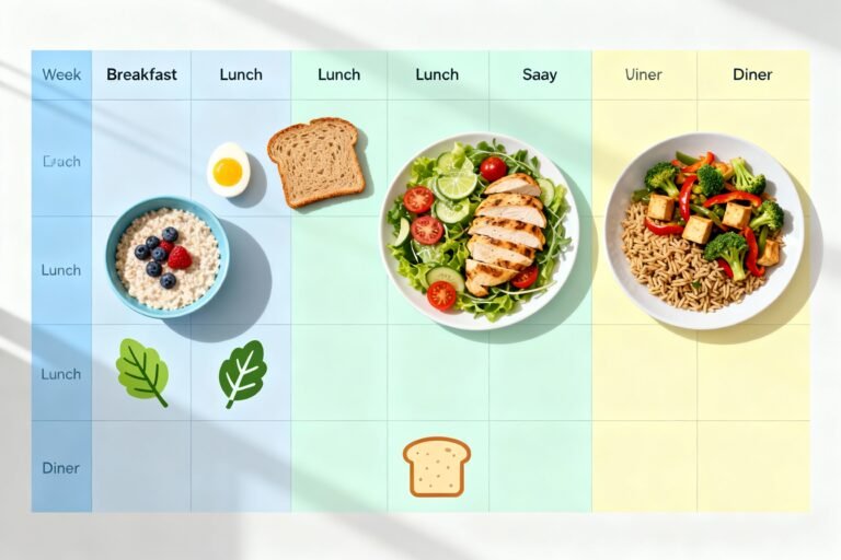 The Easiest Weekly Meal Plan For Busy People
