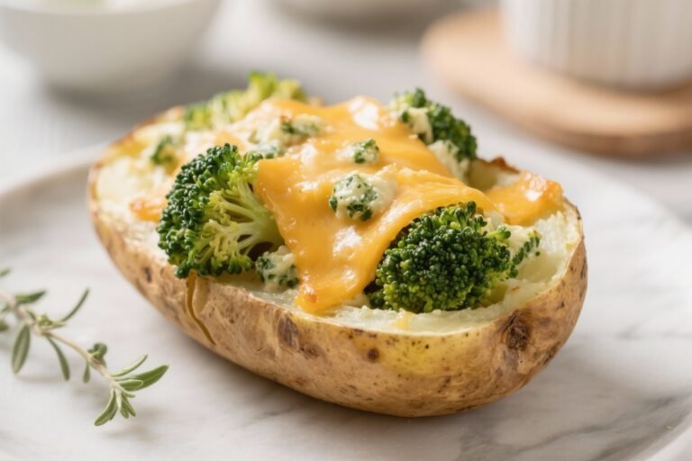 Broccoli and Cheese Stuffed Baked Potatoes That Break the Internet (and Your Dinner Rut)