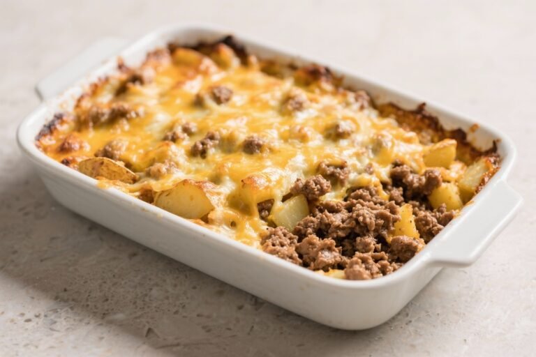 Cheesy Ground Beef and Potato Casserole That Breaks the Internet: Crispy Edges, Gooey Middle, Zero Leftovers