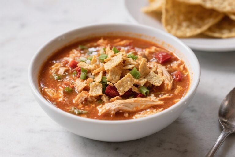 Spicy Chicken Tortilla Soup Recipe with Crunchy Toppings: The Bold, Slurp-Now, Thank-Me-Later Bowl You’ll Crave Weekly