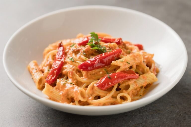 Stop Scrolling: This Creamy Roasted Red Pepper Pasta Makes Your Weeknight Taste Like a Date Night