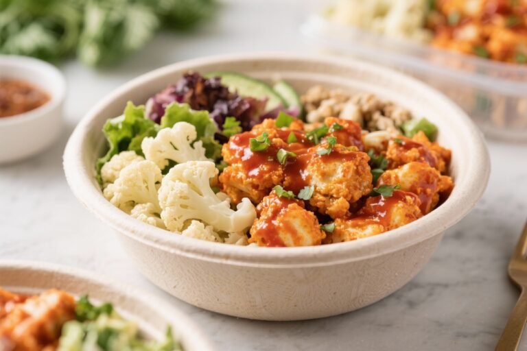 Buffalo Cauliflower Bowl Meal Prep Recipes (Under 400 Calories): The Spicy, Saucy Lunch Hack You’ll Actually Crave