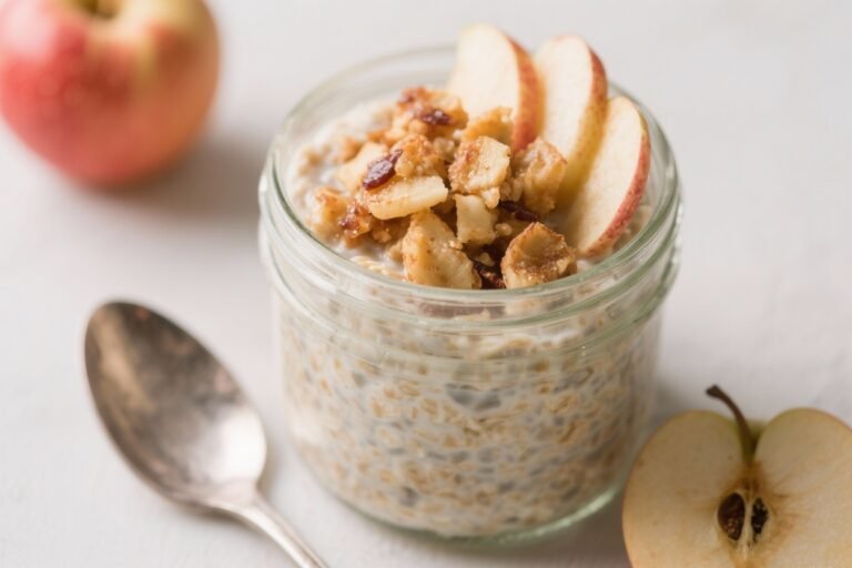 Apple Pie Overnight Oats That Taste Like Dessert (But Flex Like Breakfast)