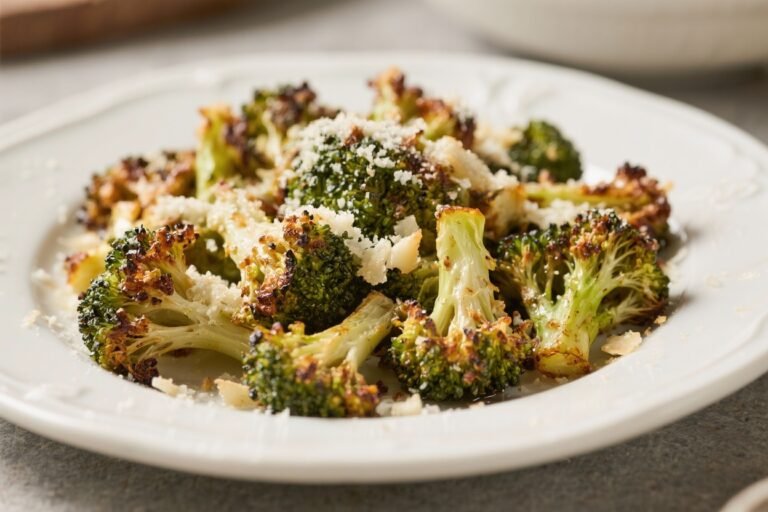 Crispy Garlic Parmesan Roasted Broccoli: The Side Dish That Steals the Whole Plate