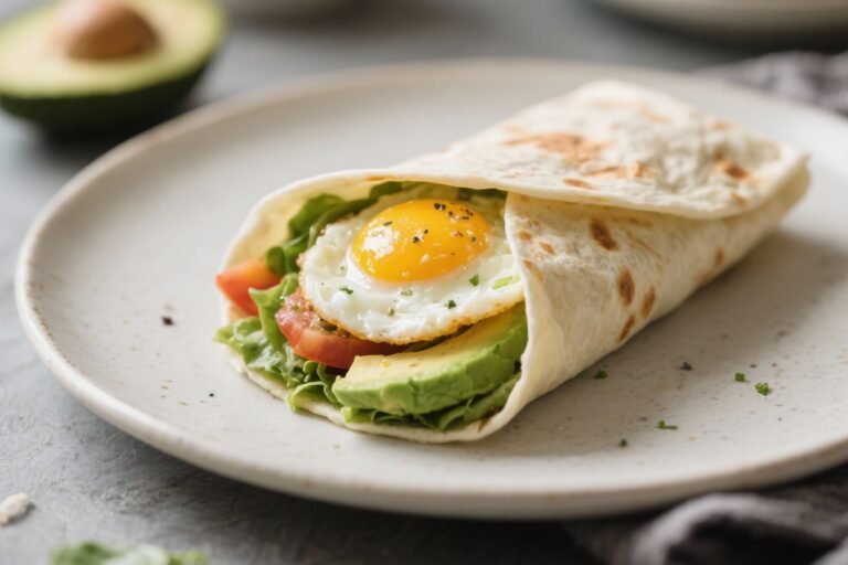 Egg and Avocado Wrap – Energizing Post Gym Meal: The 10-Minute Power Bite Your Muscles Actually Want
