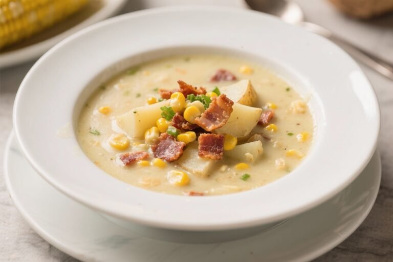Creamy Corn Chowder Soup Recipe with Bacon and Potatoes: The Cozy Bowl That Wins Every Cold Night