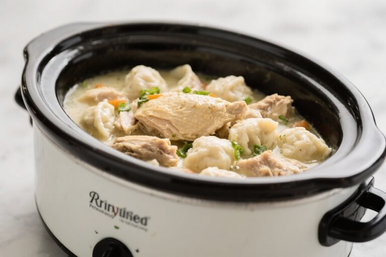 Crockpot Chicken and Dumplings That Practically Cook Themselves: Set It, Forget It, Devour It