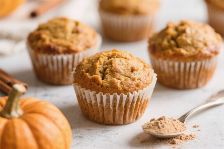 Pumpkin Spice Protein Powder Muffins That Taste Like Dessert and Flex Like a Gym Bro