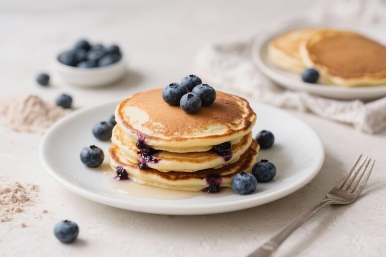 Blueberry Protein Powder Pancakes That Actually Taste Like Brunch, Not a Gym Routine