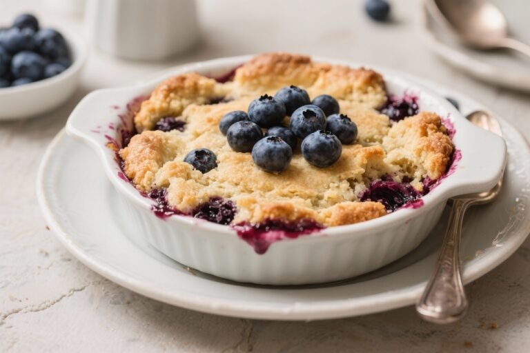 Healthy Blueberry Cobbler That Actually Feels Like Dessert (But Eats Like a Flex)