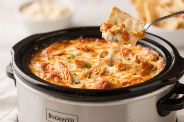 The Internet-Famous Crockpot Buffalo Chicken Dip That Disappears in Minutes (Make It, Blink, It’s Gone)
