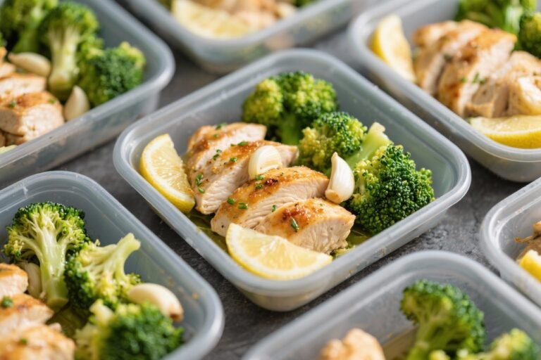 Lemon Garlic Chicken and Broccoli Meal Prep Recipes Under 400 Calories That Actually Taste Like a Cheat Meal