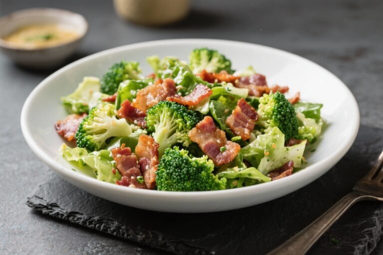 Healthy Broccoli Bacon Salad That Slaps: Crunchy, Creamy, and Totally Craveable