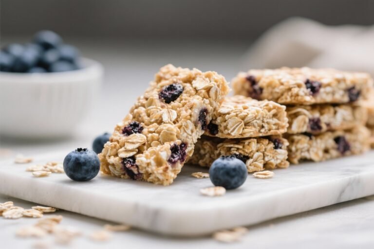 Healthy Blueberry Oatmeal Bars That Taste Like Dessert But Act Like Meal Prep Gold