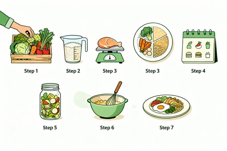 7 Steps To Build A Healthy Meal Plan You’ll Actually Stick To