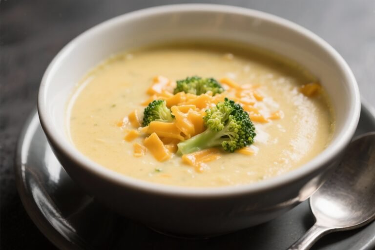 Creamy Broccoli Cheddar Soup That Punches Above Its Weight: Comfort in a Bowl, Ready in 35 Minutes