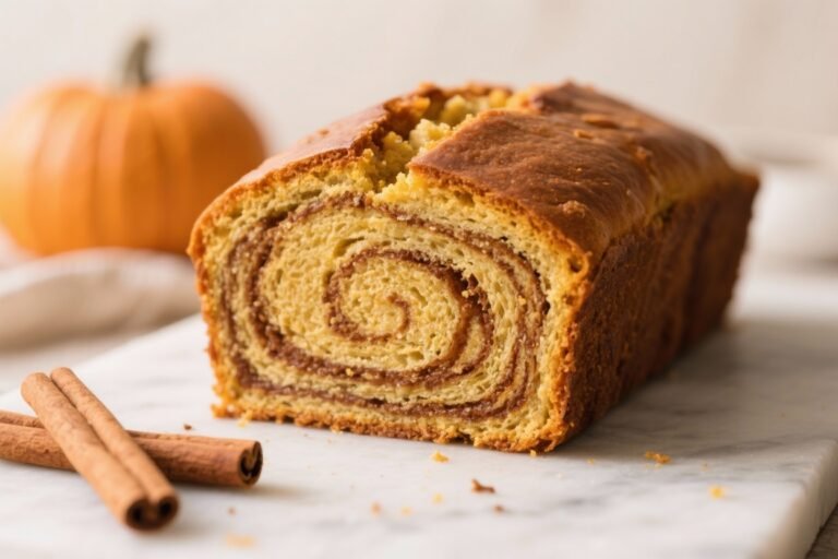 Pumpkin Bread with Cinnamon Swirl: The Cozy Fall Flex Your Kitchen’s Been Begging For