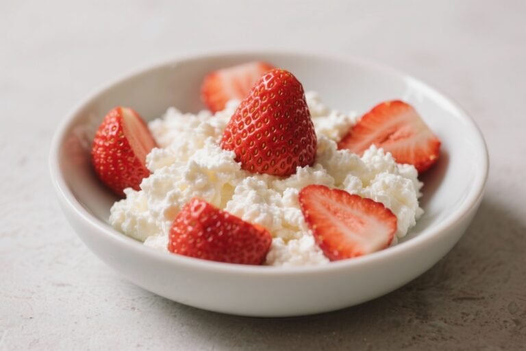 Healthy Strawberry Cottage Cheese Bowl: The 2-Minute Breakfast That Tastes Like Dessert and Hits Like a Protein Shake