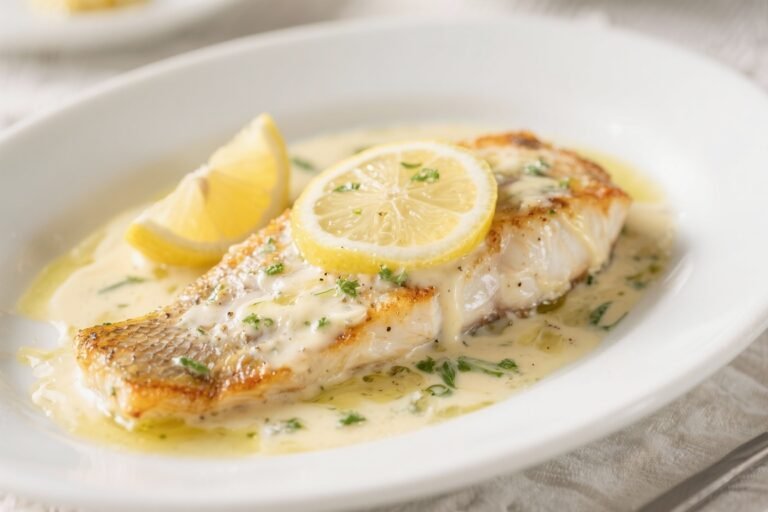 Creamy Lemon Butter Tilapia – Bright, Comforting, and Weeknight Easy