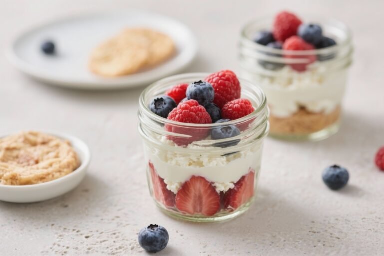 Cottage Cheese and Berry Breakfast Jars – Fresh, Filling, and Easy