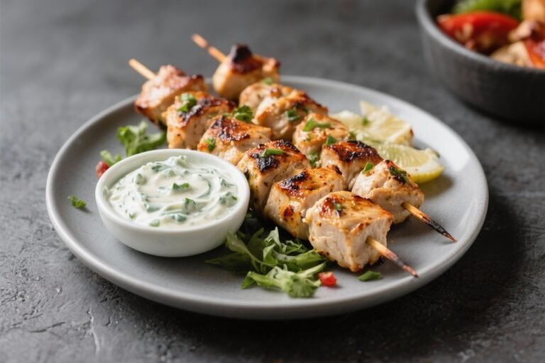 Chicken Souvlaki With Tzatziki – Fresh, Bright, And Easy