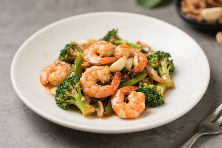 Garlic Shrimp and Broccoli Stir-Fry – Fast, Flavorful, and Weeknight-Friendly