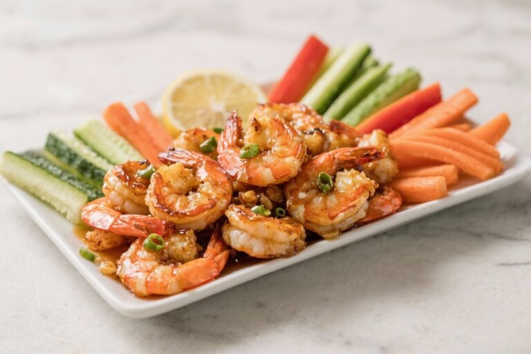 Honey Garlic Shrimp and Veggie Trays – Fast, Flavorful, and Weeknight-Friendly