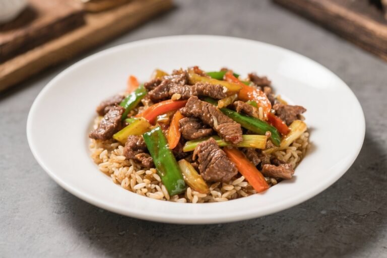 Beef and Veggie Stir-Fry with Brown Rice – A Fast, Flavorful Weeknight Favorite