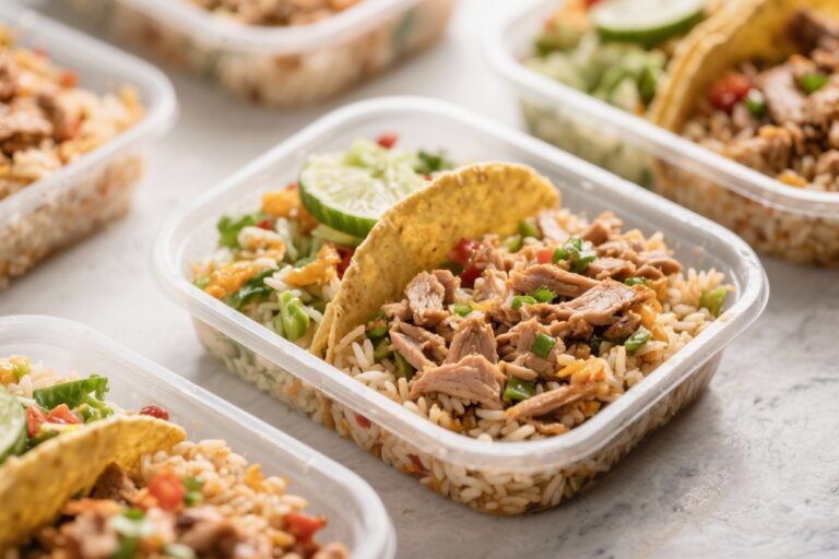 High-Protein Turkey Taco Rice Meal Prep – Balanced, Flavorful, and Easy