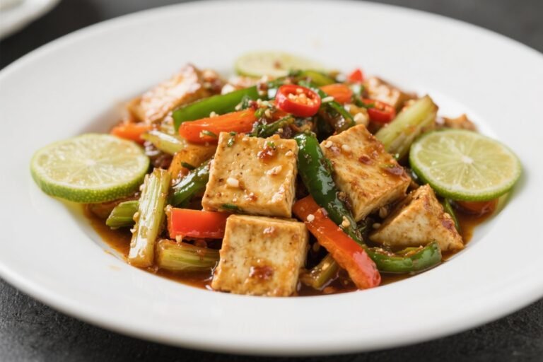 Chili Lime Tofu with Stir-Fried Veggies – Bright, Zesty, and Weeknight Easy