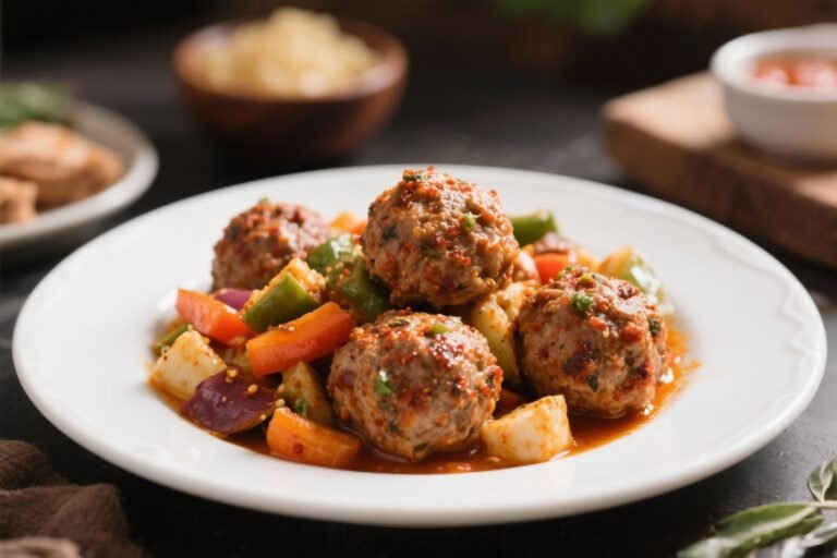 Cajun Spiced Turkey Meatballs With Veggies – Flavorful, Light, and Weeknight-Friendly