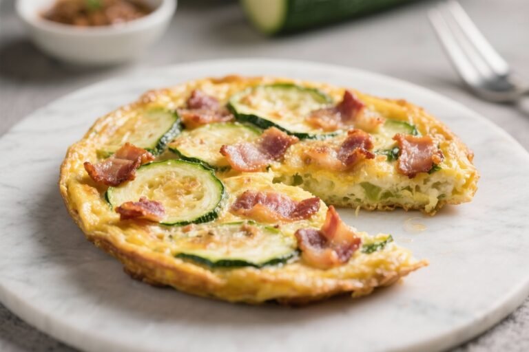 Zucchini & Bacon Frittata – A Cozy, Flavor-Packed Brunch Favorite