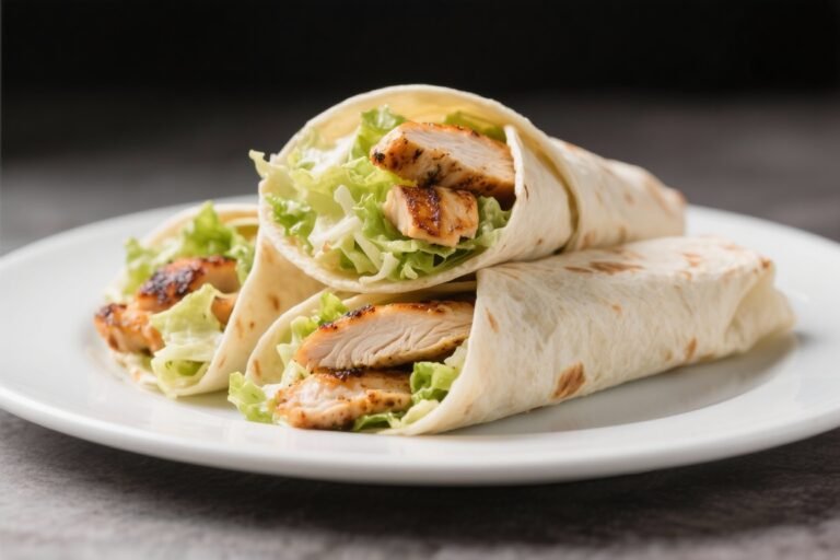 Grilled Chicken Caesar Wraps – A Fresh, Satisfying Lunch Classic