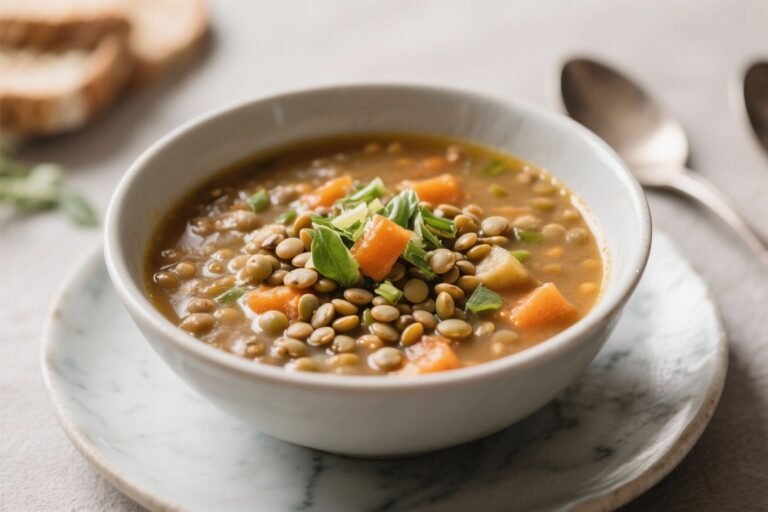 Easy Mediterranean Lentil Soup – Simple, Hearty, and Flavorful