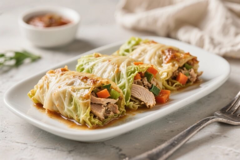 Turkey and Vegetable Stuffed Cabbage Rolls – Cozy, Flavorful, and Lighter Comfort Food