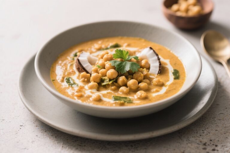 Creamy Coconut Chickpea Curry – Cozy, Flavorful, and Weeknight-Friendly