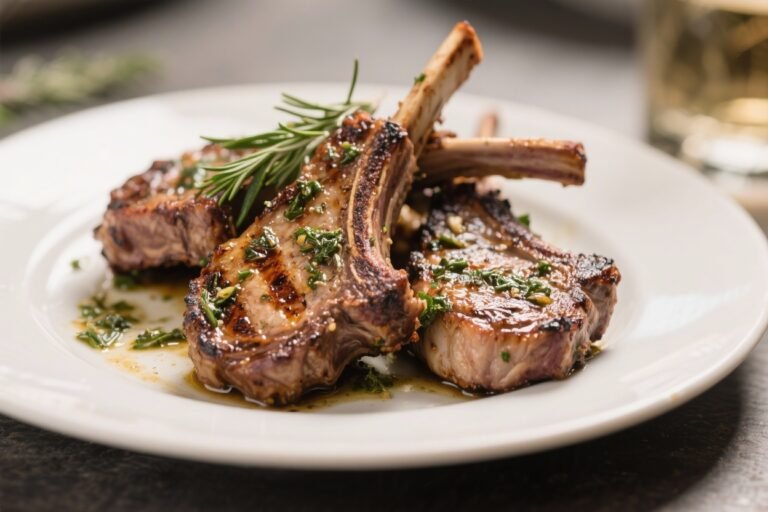 Herb-Marinated Grilled Lamb Chops – Simple, Flavor-Packed, and Weeknight-Friendly
