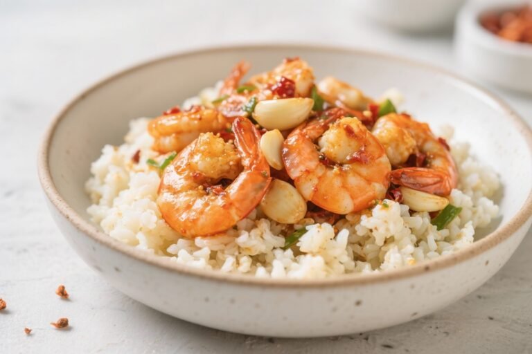 Spicy Garlic Shrimp With Cauliflower Rice – Fast, Flavorful, and Light