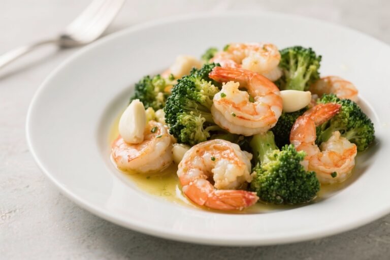 Garlic Butter Shrimp & Broccoli – Fast, Flavorful, and Weeknight-Friendly