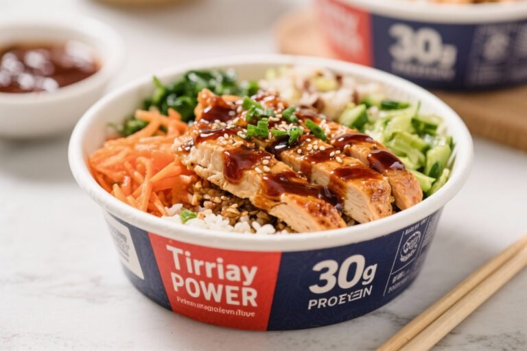 Teriyaki Chicken Power Bowls (30g Protein) – Simple, Satisfying, and Meal-Prep Friendly