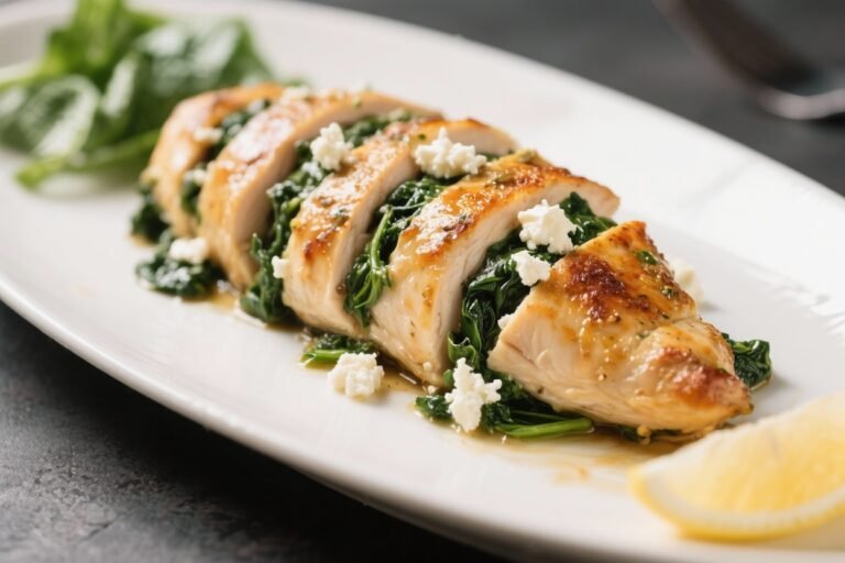 Spinach and Feta Stuffed Chicken Breast – A Simple, Flavor-Packed Dinner
