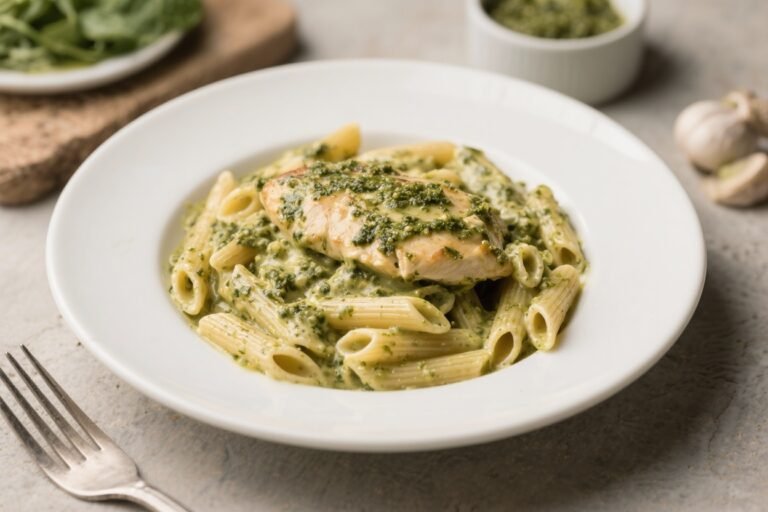 Pesto Creamy Chicken with Penne That Breaks the “Boring Pasta” Curse in 30 Minutes