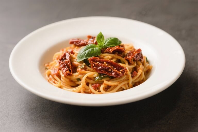 Sun-Dried Tomato and Basil Pasta – A Bright, Flavor-Packed Weeknight Favorite