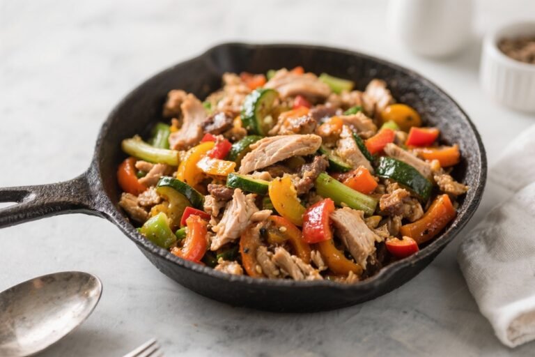Veggie-Packed Turkey Skillet – A Fast, Flavorful Weeknight Favorite