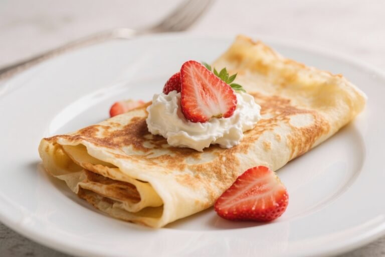 Keto Strawberry Cream Cheese Crepes – Light, Sweet, and Low-Carb