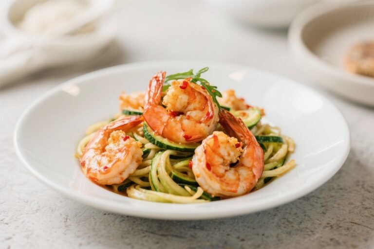 Spicy Shrimp and Zucchini Noodles – Fresh, Fast, and Flavorful