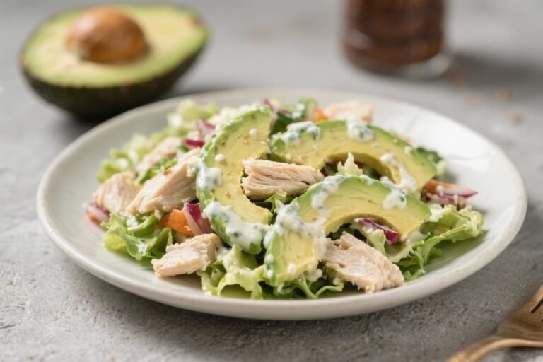 Creamy Avocado Chicken Salad (No Mayo!) – Fresh, Light, and Satisfying