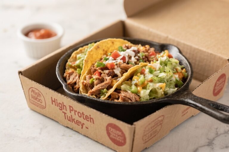 High-Protein Turkey Taco Skillet Box – Easy, Flavorful, Meal-Prep Friendly