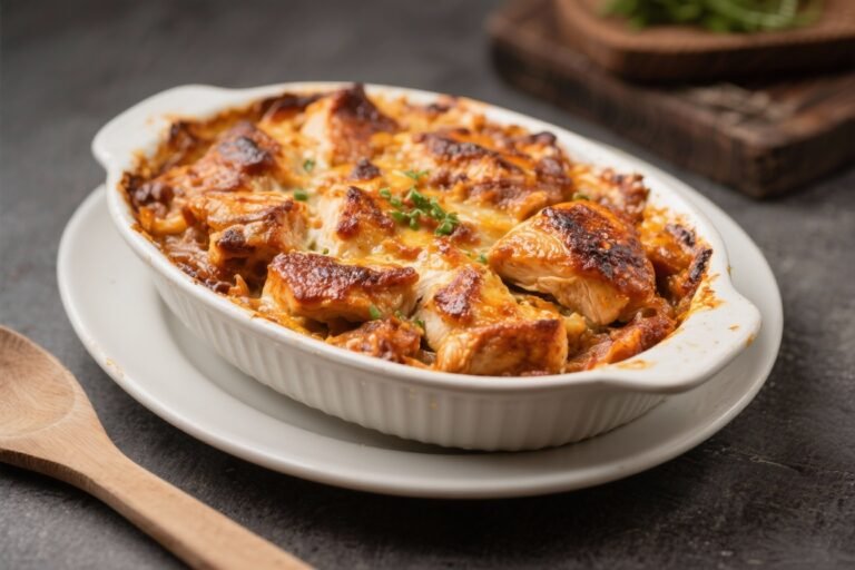 BBQ Chicken Casserole – Comforting, Saucy, and Easy